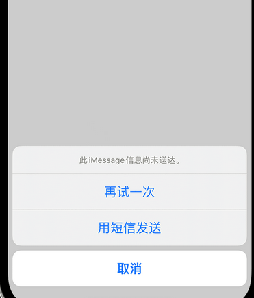 金州apple维修iPhone上无法正常发送iMessage信息