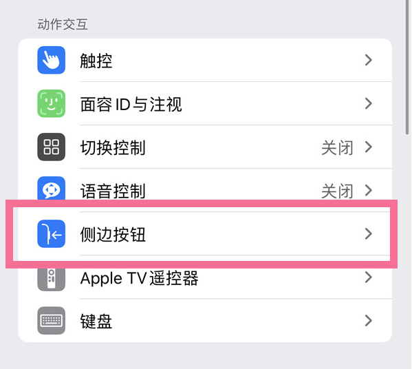 金州苹果14维修店分享iPhone14 Plus侧键双击下载功能关闭方法 